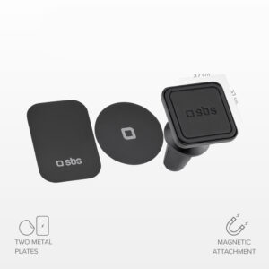 Magnetic smartphone holder SBS TESUPMAGLCLIP - black - Image 3