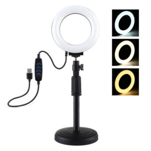 Ring LED lamp Puluz with adjustable base PU391 - Image 2