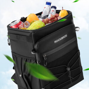 Rockbros Waterproof Backpack with Cooling 14l - Black - Image 4