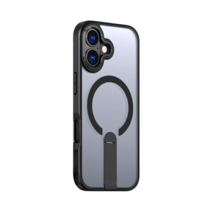 Hybrid Armor X dėklas skirtas Apple iPhone 17 with MagSafe-compatible stand - juodos spalvos