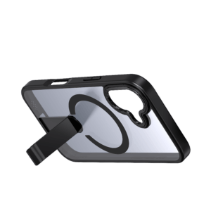 Hybrid Armor X dėklas skirtas Apple iPhone 17 with MagSafe-compatible stand - juodos spalvos - Image 2