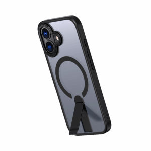 Hybrid Armor X dėklas skirtas Apple iPhone 17 with MagSafe-compatible stand - juodos spalvos - Image 3