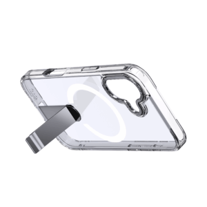 Hybrid Armor X dėklas skirtas Apple iPhone 17 su stoveliu, suderinamas su MagSafe - skaidrus - Image 3