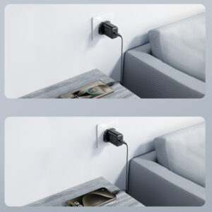 Joyroom JR-TCF23 25W Wall Charger with 1m USB-C Cable - Black - Image 5