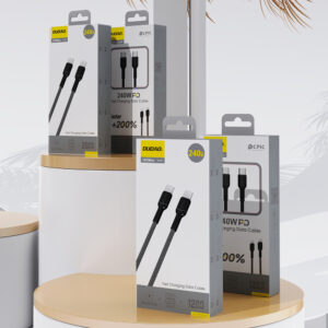 Dudao L9C Max 240W PD USB-C - USB-C 2m Cable - Black - Image 9