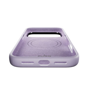 Puro Icon Mag Pro Liquid Silicone dėklas telefonui iPhone 17 Pro Max, MagSafe Compatible, with Camera Protection and Aluminum Buttons - Pink - Image 5