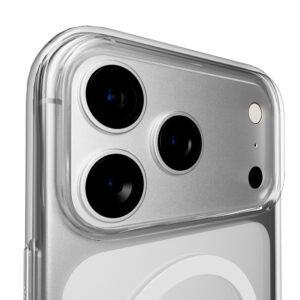 Puro Lite Mag TPU+PC dėklas suderinamas suMagSafe skirtas Apple iPhone 17 Pro - Transparent with White Ring - Image 7