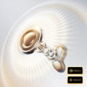 Belaidės ausinės Joyroom Openfree JR-OE3 TWS - sidabro spalvos - Image 2