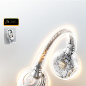 Belaidės ausinės Joyroom Openfree JR-OE3 TWS - sidabro spalvos - Image 3