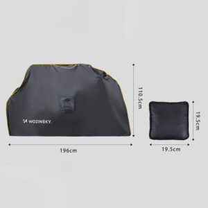 Wozinsky WPP-01O Cover - Anti-dust, Anti-moisture Protective Cover for Scooter Bike - Black - Image 4