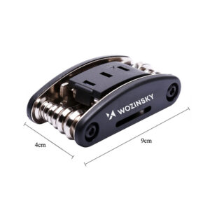 Wozinsky WWZ-01N 16-in-1 Multifunctional Bicycle Repair Tool Set - Black - Image 2