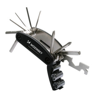 Wozinsky WWZ-01N 16-in-1 Multifunctional Bicycle Repair Tool Set - Black - Image 7