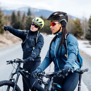 Wozinsky lightweight MTB dviratininko šalmas L - juodos spalvos ir sidabro spalvos - Image 5