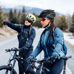 Wozinsky MTB dviratininko šalmas with USB Rear Light M - juodos spalvos - Image 9