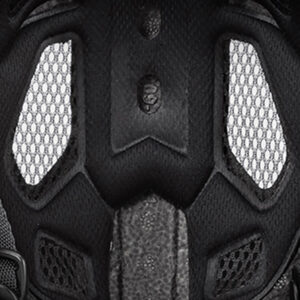 Wozinsky full-face bicycle helmet with chin guard and removable visor, lightweight L - black - Image 9