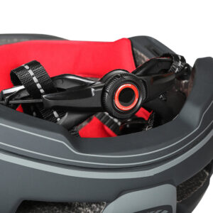 Wozinsky Vaikiškas dviratininko šalmas with USB Rear Light S - pilkos spalvos - Image 5