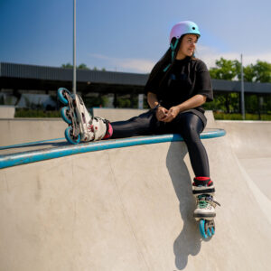 Wozinsky M BMX/Scooter Šalmas - Pink Gradient - Image 6