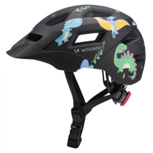 Wozinsky MTB Children's Bike Šalmas with Detachable Visor S - Black - Image 2
