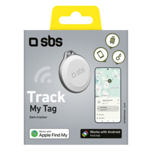 SBS Track My Tag universal tracker - baltos spalvos - Image 2