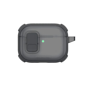 AmazingThing Titan Pro Mag dėklas Clear skirtas AirPods Pro 3 - juodos spalvos