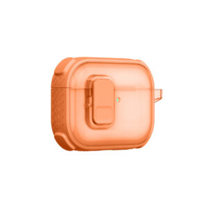 AmazingThing Titan Pro Mag dėklas Clear skirtas AirPods Pro 3 - oranžinės spalvos - Image 5