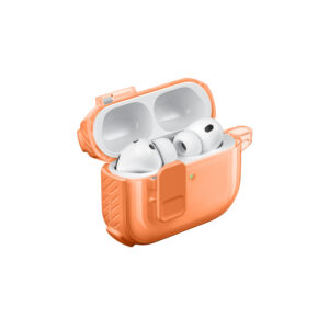 AmazingThing Titan Pro Mag dėklas Clear skirtas AirPods Pro 3 - oranžinės spalvos - Image 7