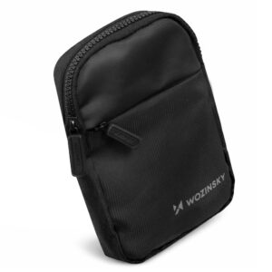 Wozinsky WMS-W1 Unisex Mini Shoulder Bag Waterproof Dual-Compartment skirtas Phone - Black - Image 5