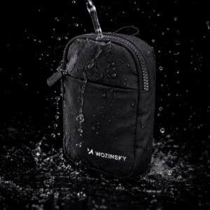 Wozinsky WMS-W1 Unisex Mini Shoulder Bag Waterproof Dual-Compartment skirtas Phone - Black - Image 6