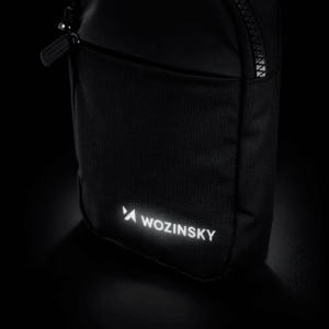 Wozinsky WMS-W1 Unisex Mini Shoulder Bag Waterproof Dual-Compartment skirtas Phone - Black - Image 7