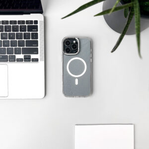 Glitter dėklas skirtas Samsung Galaxy S26, MagSafe Compatible - White - Image 4