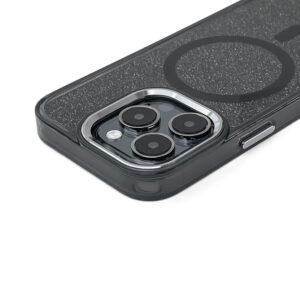 Glitter dėklas skirtas Samsung Galaxy S26 Ultra, MagSafe Compatible - juodos spalvos - Image 2