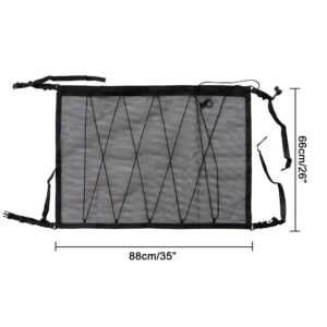 Wozinsky Universal Car Ceiling Organizer Mesh - Black - Image 2