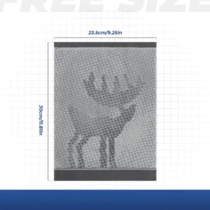 Qunature 11230014001 ski scarf, sports bandana, universal size - gray - Image 6