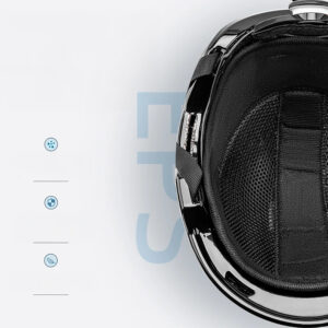 Qunature 10130003002 Ski Helmet with Earmuffs, Snowboard Size M - White - Image 4