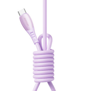 Joyroom S-A59 Vibrant Series 60W USB-C - USB-C kabelis 1.2m - violetinės spalvos - Image 3