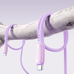 Joyroom S-A59 Vibrant Series 60W USB-C - USB-C kabelis 1.2m - violetinės spalvos - Image 9