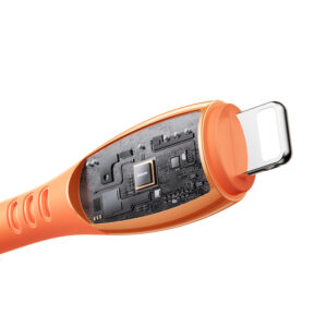 Joyroom S-A59 Vibrant Series 30W USB-C - Lightning kabelis 1.2m - oranžinės spalvos - Image 4