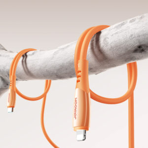 Joyroom S-A59 Vibrant Series 30W USB-C - Lightning kabelis 1.2m - oranžinės spalvos - Image 8