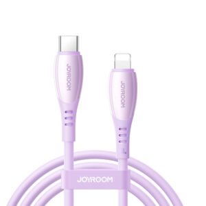 Joyroom S-A59 Vibrant Series 30W USB-C - Lightning kabelis 1.2m - violetinės spalvos