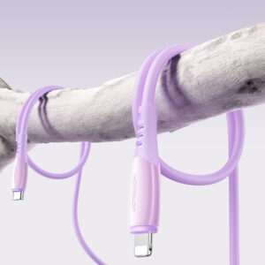 Joyroom S-A59 Vibrant Series 30W USB-C - Lightning kabelis 1.2m - violetinės spalvos - Image 9