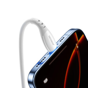 Joyroom S-A59 Vibrant Series 3A USB-A - Lightning kabelis 1.2m - baltos spalvos - Image 7