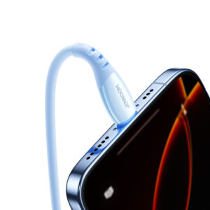 Joyroom S-A59 Vibrant Series 3A USB-A - Lightning kabelis 1.2m - mėlynos spalvos - Image 5