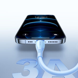 Joyroom S-A59 Vibrant Series 3A USB-A - Lightning kabelis 1.2m - mėlynos spalvos - Image 7