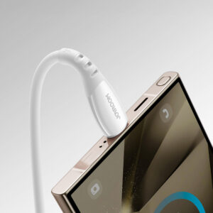 Joyroom S-A59 Vibrant Series 3A USB-A - USB-C kabelis 1.2m - baltos spalvos - Image 9