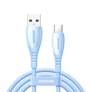 Joyroom S-A59 Vibrant Series 3A USB-A - USB-C kabelis 1.2m - mėlynos spalvos
