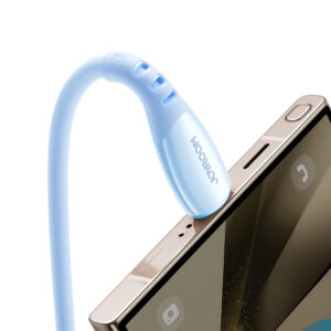 Joyroom S-A59 Vibrant Series 3A USB-A - USB-C kabelis 1.2m - mėlynos spalvos - Image 6