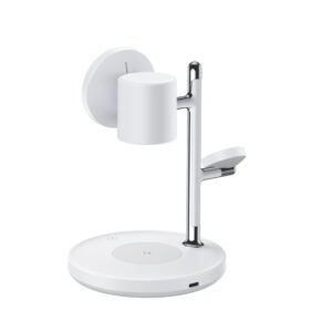 Joyroom JR-W23 Qi2 4-in-1 desktop charger with built-in inductive night light - white - Image 6