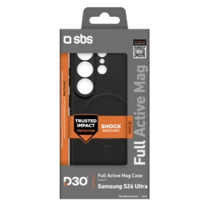 SBS Full Active Case D3O samsung Samsung Galaxy S26 Ultra, MagSafe Compatible - juodos spalvos - Image 2