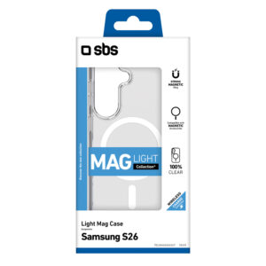 SBS Cover Light Mag Protective dėklas skirtas Samsung Galaxy S26 Ultra suderinamas su MagSafe - skaidrus - Image 2