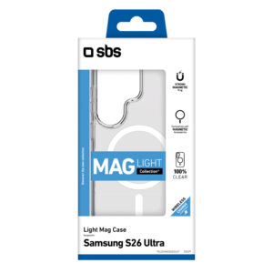 SBS Cover Light Mag Protective dėklas skirtas Samsung Galaxy S26 Ultra suderinamas su MagSafe - skaidrus - Image 2